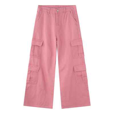 Wide Leg Cargo Jeans - Damned Threads